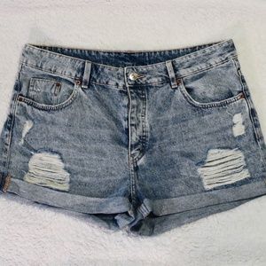 High Waisted Denim Shorts | H&M